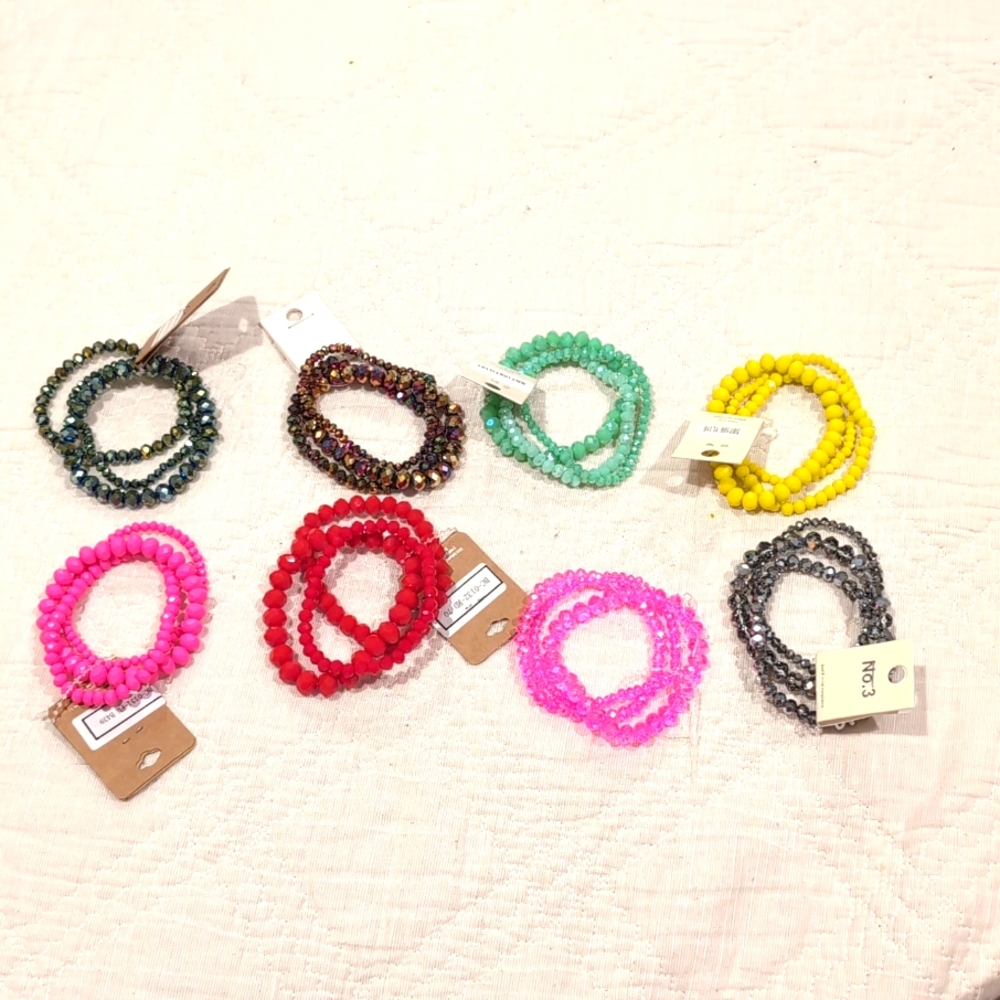 Sets of 3 braclets